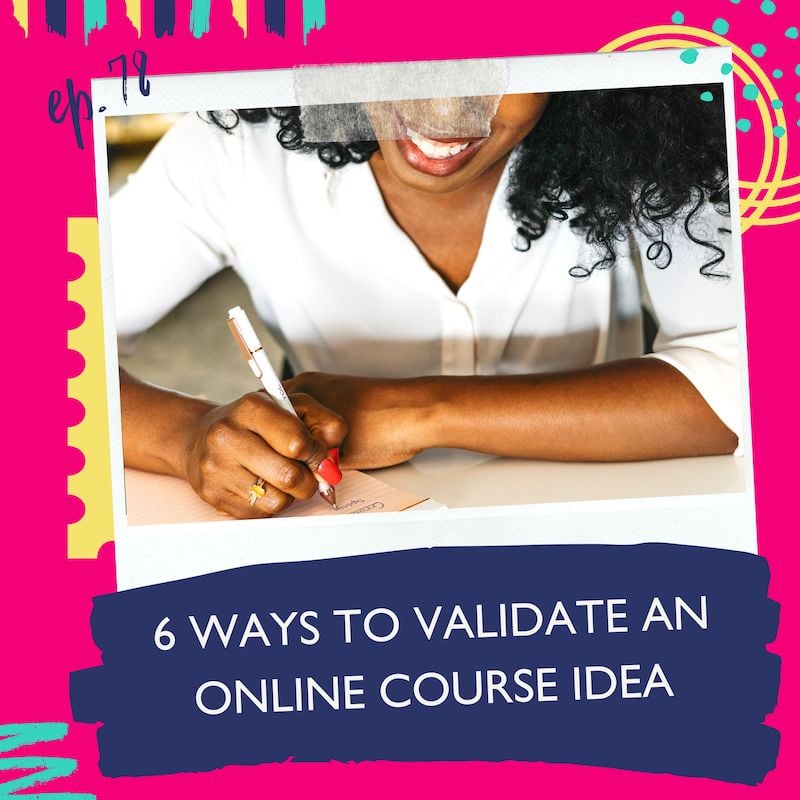 how to validate an online course idea
