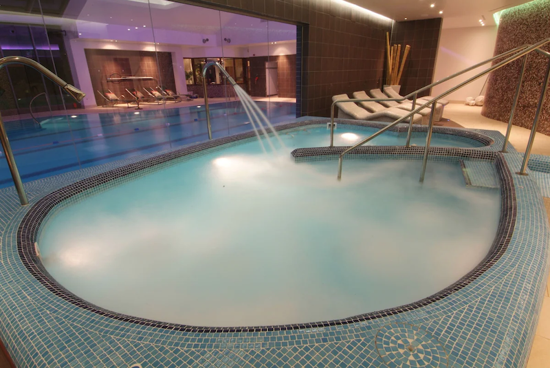 indoor Jacuzzi at the Parklands Hotel & Country Club Glasgow
