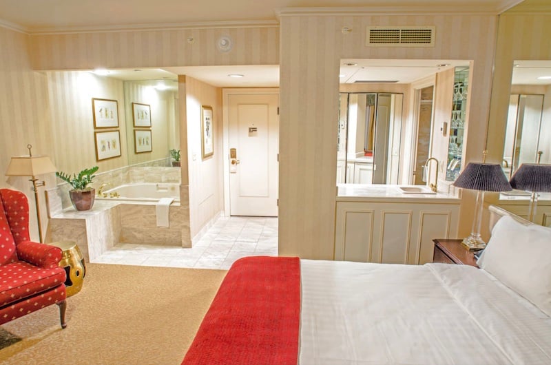 Spa King Suite with hot tub in Seattle at the Mayflower Park Hotel