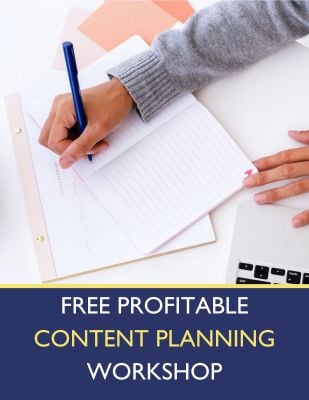 free profitable content planning workshop