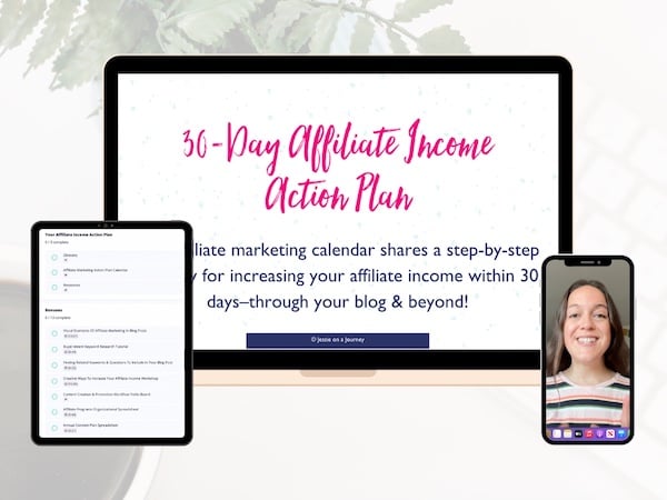 Affiliate Income Action Plan assets