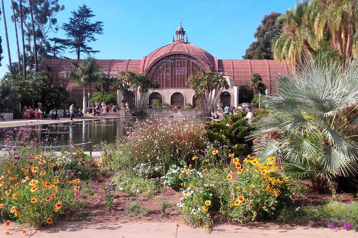 Botanical Building Balboa Park in San Diego, California