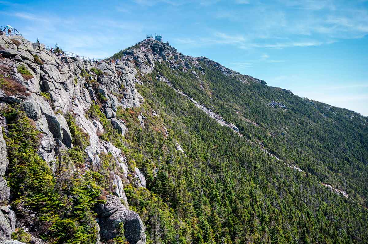 Views from the trail at Whiteface mountain.