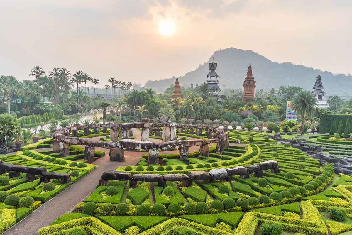 Nong Nooch Tropical Botanical Garden in Pattaya, Thailand.
