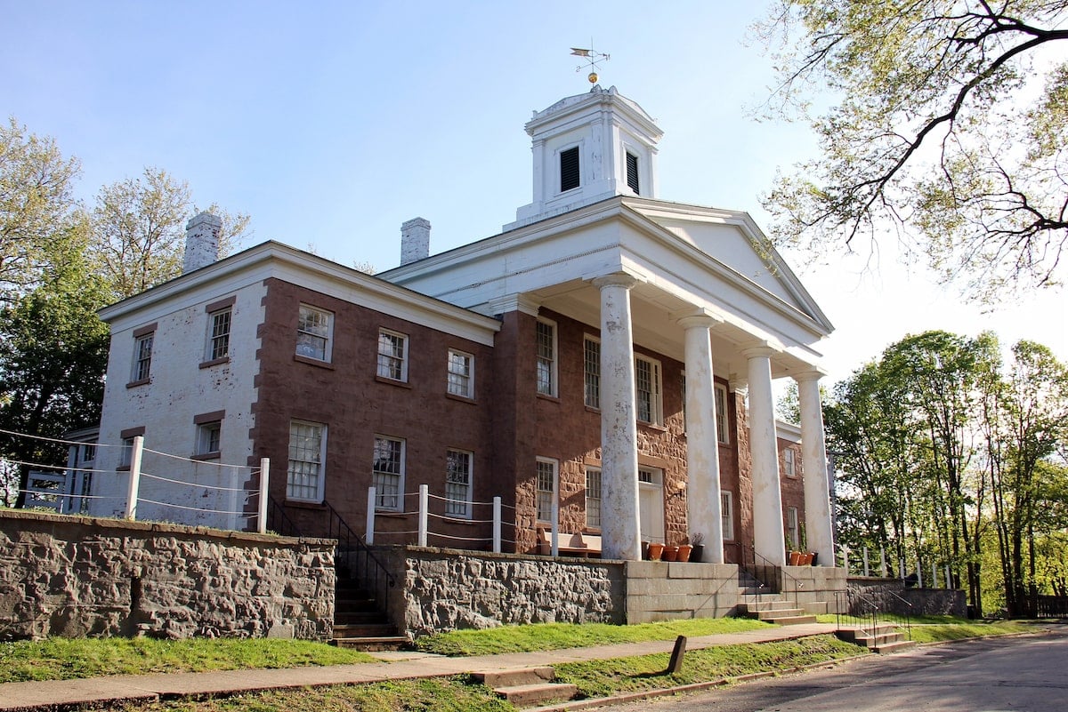 The old Third County Court House at Historic Richmond Town on Staten Island