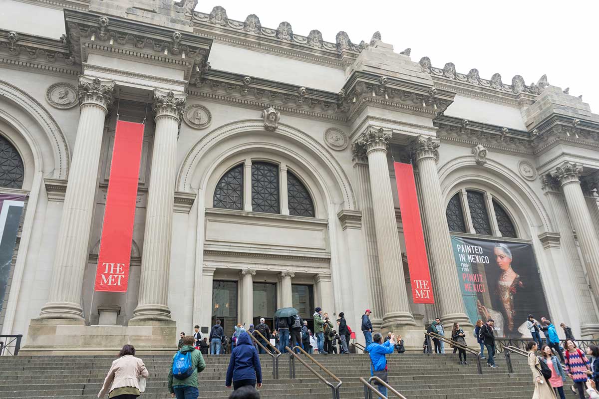 Steps at The Metropolitan Museum of Art, NYC.